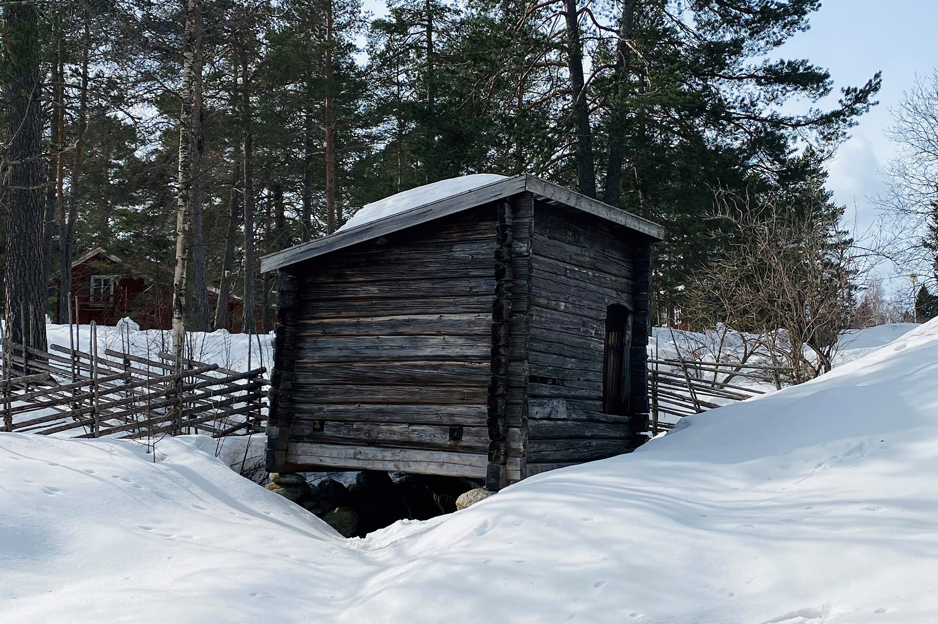 Skvaltkvarnen på vintern. Foto: Norra Berget.